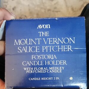Avon Mount Vernon Candle Holder Do No Candle